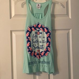 Simple southern Tank top